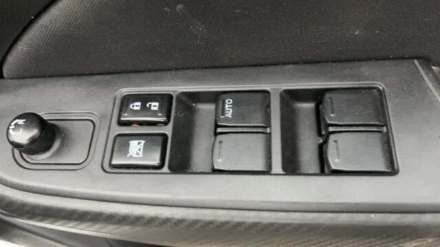 Maruti Swift 2024 door control panel View