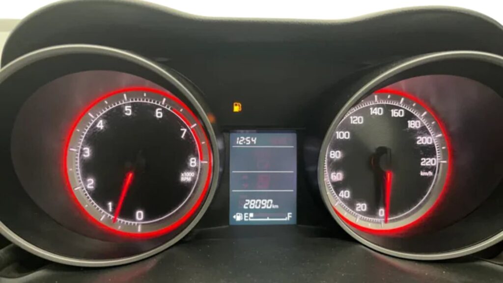 Maruti Swift 2024 meter View