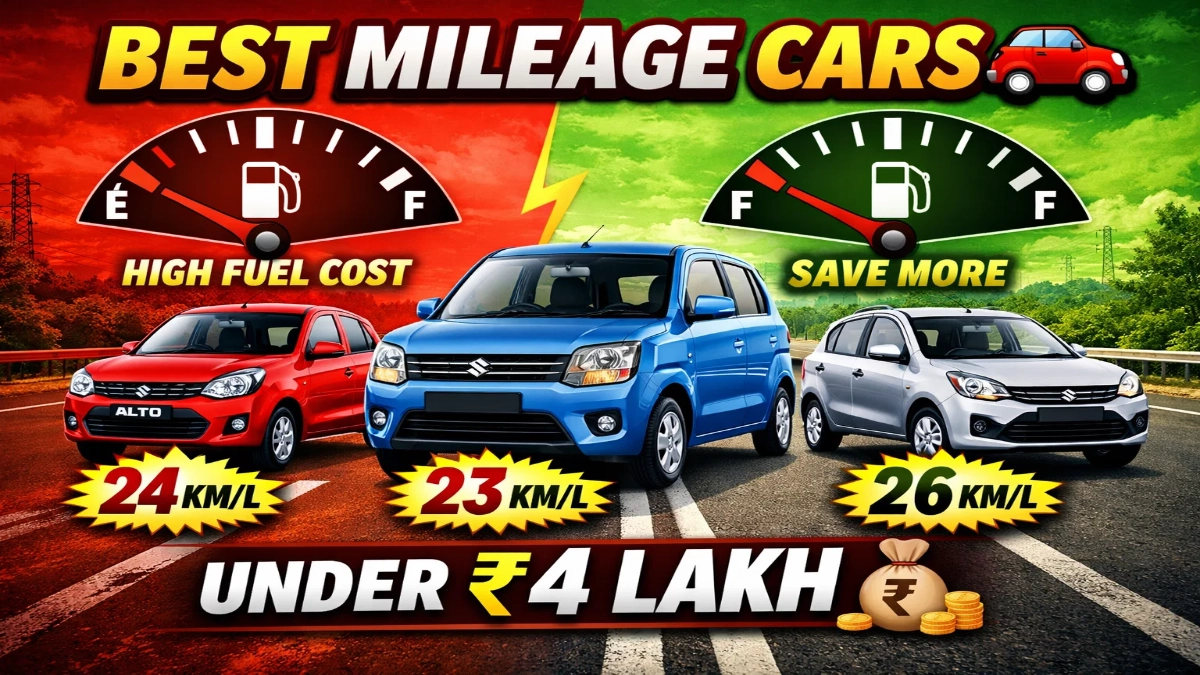 Best mileage cars under ₹4 lakh (used market)