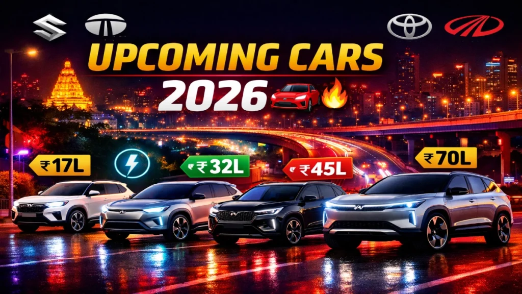 Top Upcoming Cars in India 2026 (Full List)