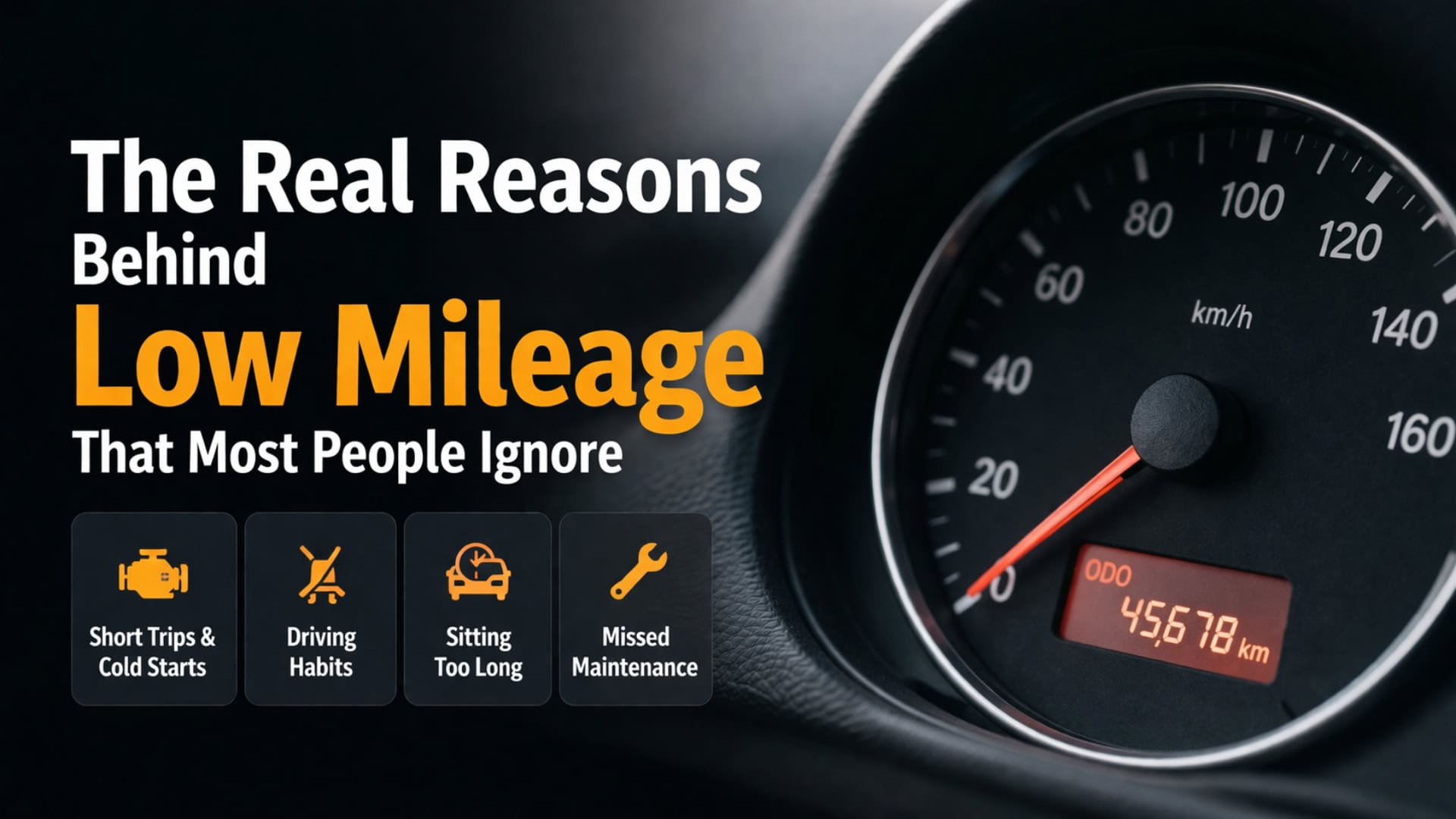 Real reasons behind low mileage
