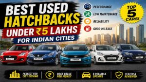 Read more about the article Best 5 Used Hatchback Cars Under 5 Lakhs For City Driving